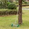 Durable Rolling Spike Lawn Aerator with Sturdy Steel Handle and Sharp Metal Tines to Promote Thick, Deep, and Healthy Grass Growth